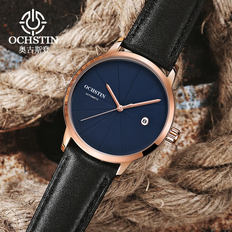 Top Original Brand OCHSTIN Business Men's Watch Men's Fashion High Quality Luxury Simple Mechanical Watch