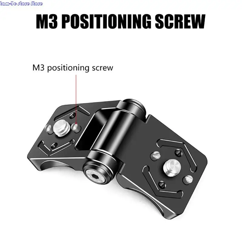 D0UA Placa liberación rápida en forma L compactamente plegable para accesorios Adjunto