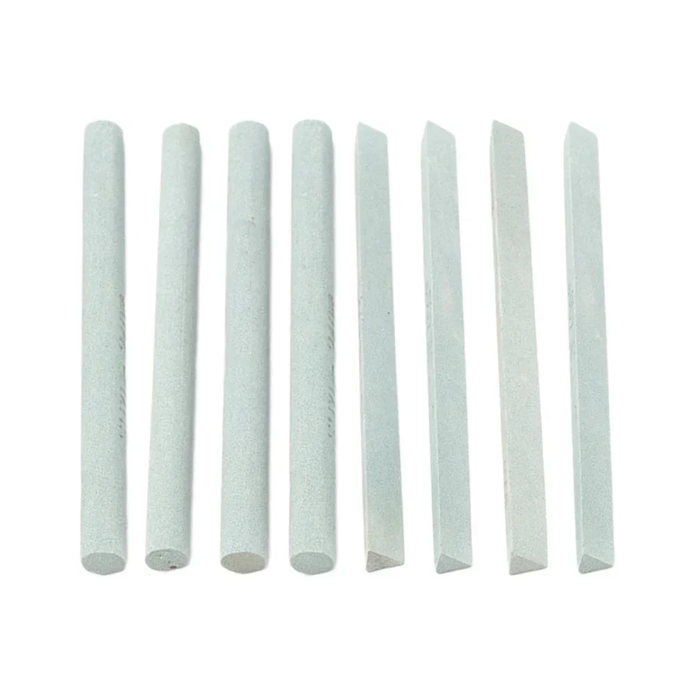 Jade Sharpener Tool Green Silicon Carbide Sand Bar Green Silicon Carbide Sand Bar Grinding Block Oil Stone Round Triangle