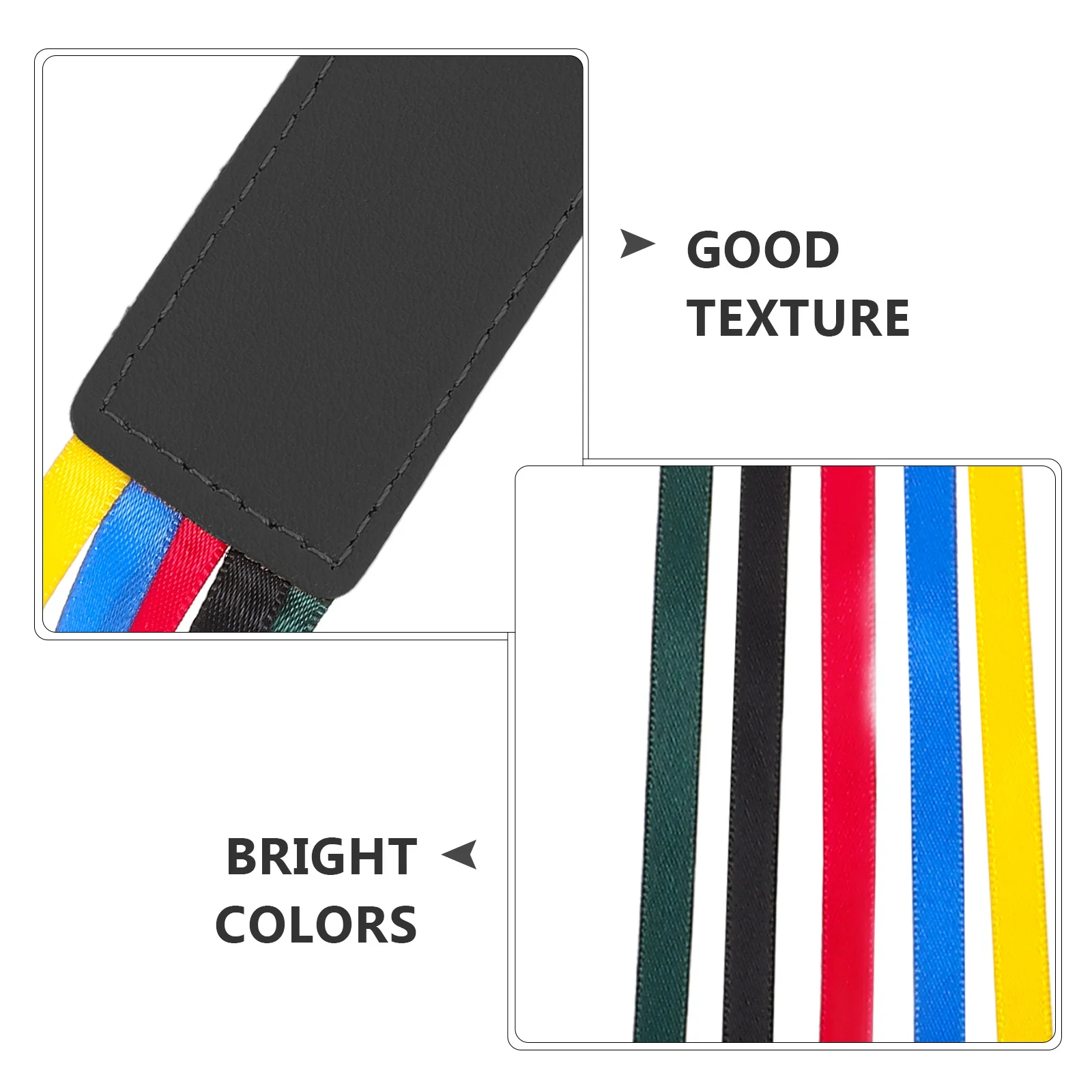 

3pcs Ribbon Bookmark Pu Smooth Page Marker For Students Teachers Book Lovers Reusable Book Marks Reading Accessories