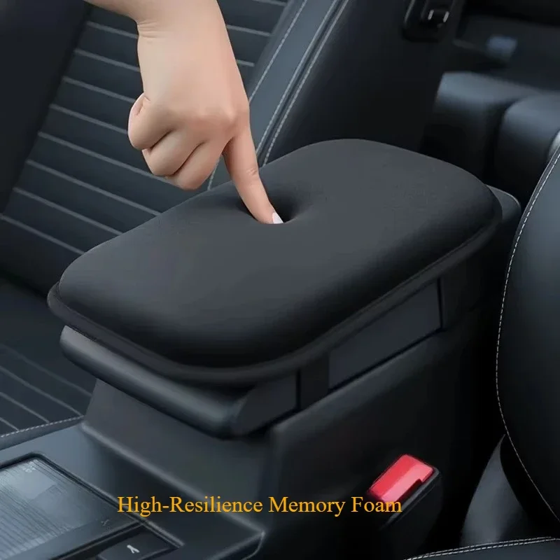 Car Armrest Cushion Booster Pad Central Armrest Box Plush Pad Protection Cover Anti Scratch Universal Heightening Pad