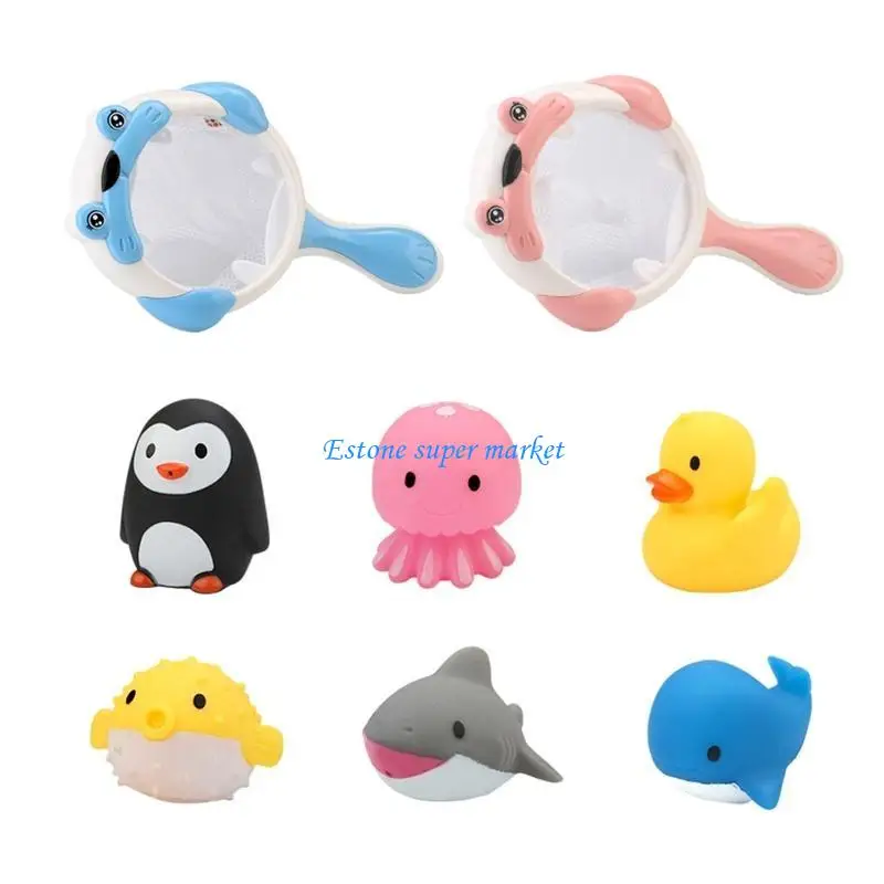 090B 풀 장난감 낚시 게임 세트 스프링클러 물고기 장난감 아기 발달 여름 선물 장난감