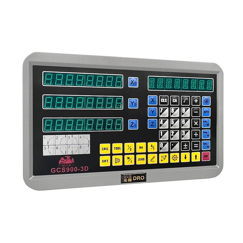 HXX GCS900 2 Axis/3 Axis DRO Digital Readout Display For Milling Lathe Machine for HXX Sino Easson YH Linear Scale Encoder Ruler