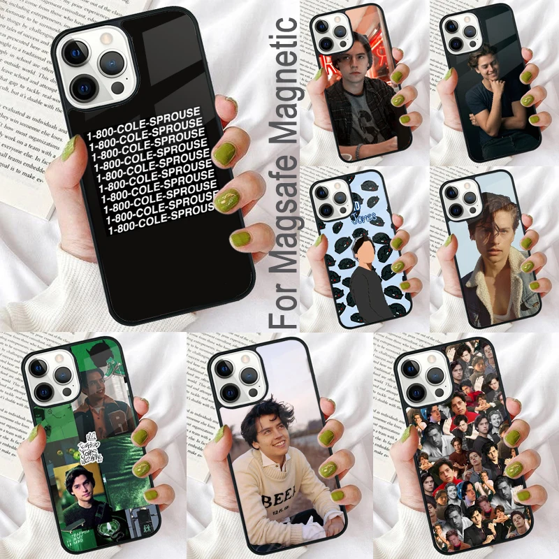 Cole Sprouse Jughead jones Magnetic Soft Phone Case for iPhone 16 Promax 15 Pro 13 14 Plus 11 12 Mini MagSafe Coque