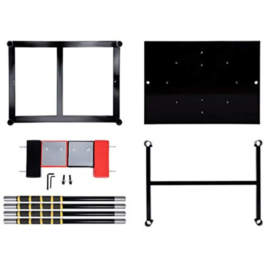 طاولة مصارعة بذراع قياسية للترفيه في صالة الألعاب الرياضية المنزلية والمناسبات التنافسية معدات مصارعة ذات ذراع سوداء متينة مصممة f