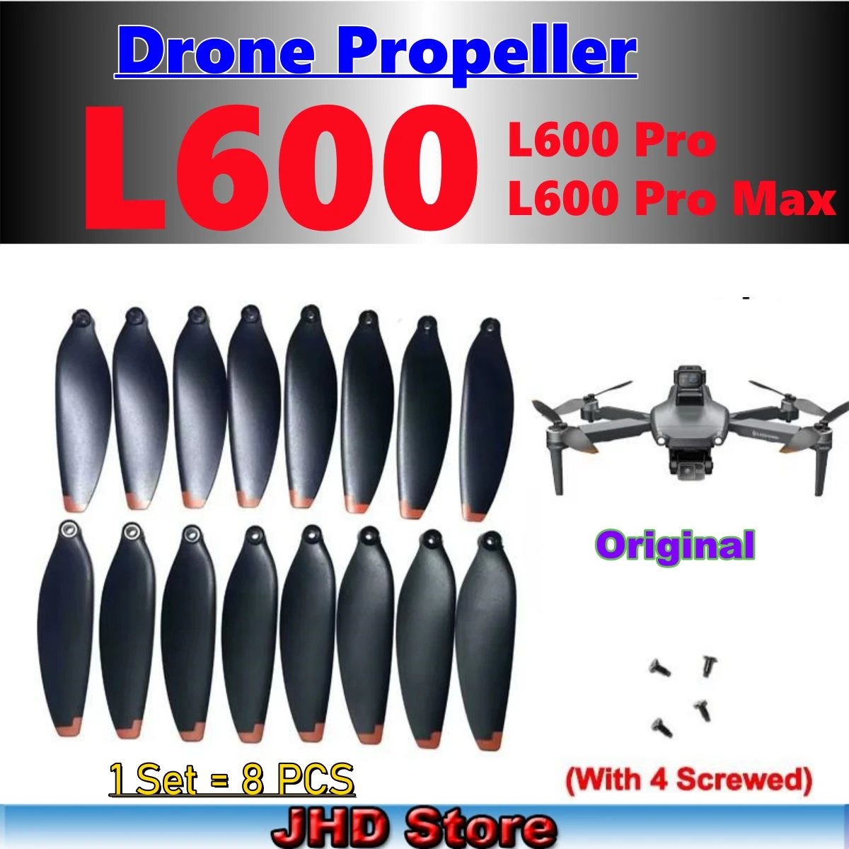 JHD Original L600 Pro /L600 PRO SE MAX Drone Propeller L600 PRO Blades Maple L600PRO MAX Leaf