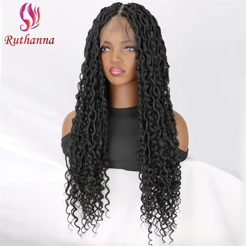 afro-dreadlocks-wig-30-inch-full-lace-synthetic-crochet-hair-braided-wigs-for-women-fashion-baby-hair-wig-daily-use-dirty-braid