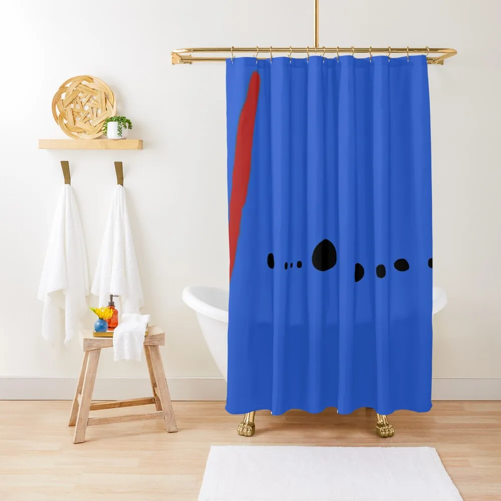 

Bleu II - Joan Mirò Shower Curtain Bathroom Accessory Transparent Bathroom Shower Bathroom Shower Curtain
