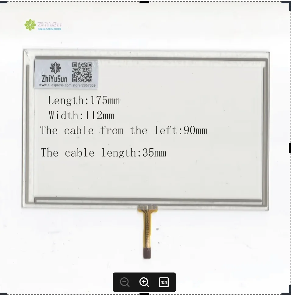 KDT-5892 7.8inch 4 Line For Car DVD Touch Screen Panel 175mm*112mm This Is Compatible 175*112TouchSensor FreeShipping