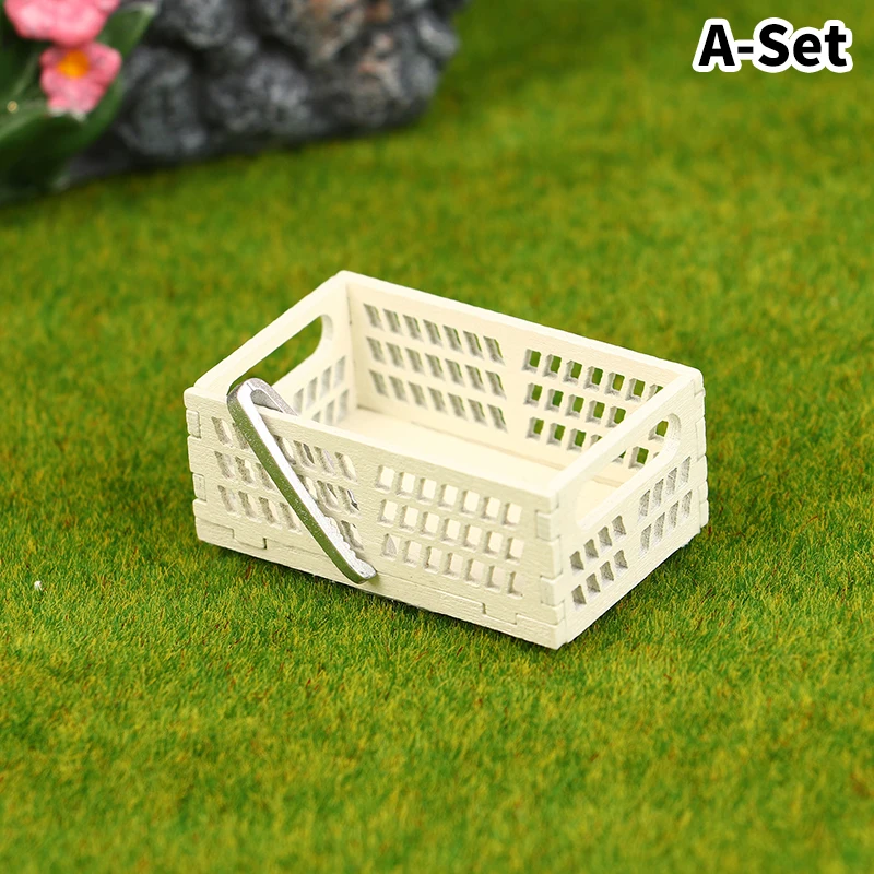 1Set 1:12 Dollhouse Miniature Bread Rack ชั้นวางของที่เก็บ Boxbasket wbaking คลิปฉากตกแต่งบ้านอุปกรณ์ตกแต่งบ้าน