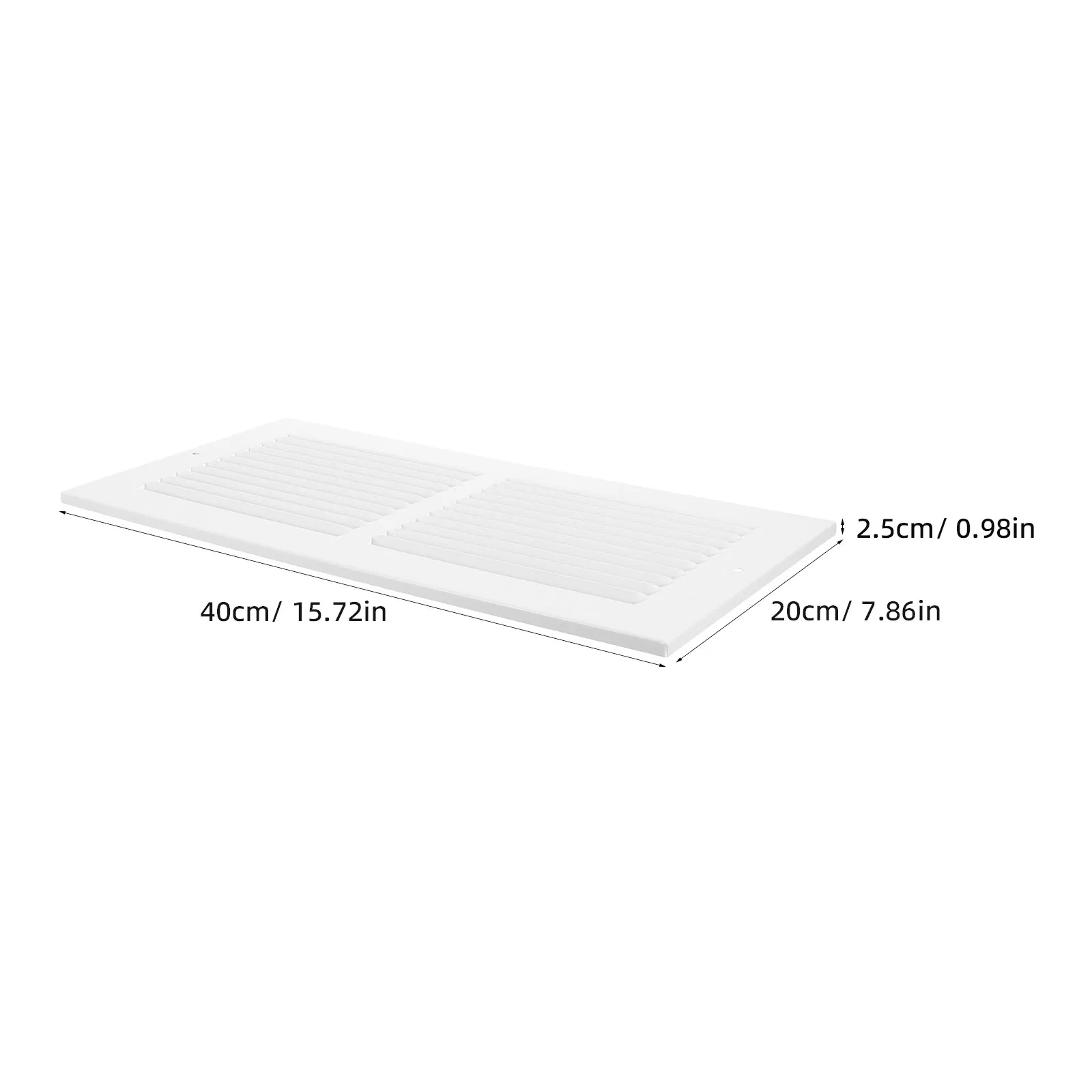 White Vent Cover Decorative Return Air Grille Paintable Metal Hvac Flush Mount Panel Wall Ceiling Air Return Vent Cover 14x6