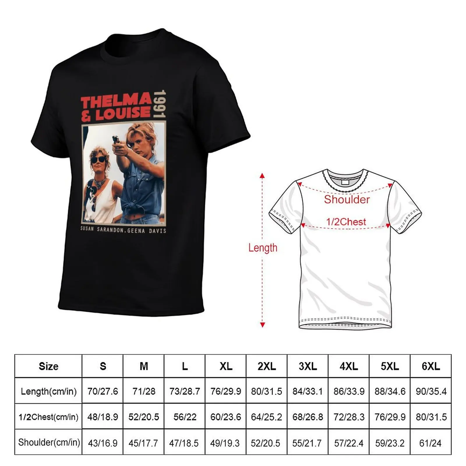 Thelma And Louise T-Shirt Utility Work Short Sleeve Top T-Shirt