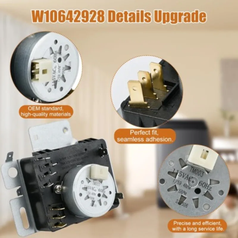 

W10642928 WPW10642928 Dryer Timer Replacement for Maytag Dryers 115V
