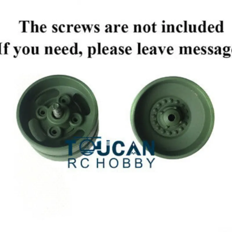 Akcesoria Jeden Zestaw HENG LONG 1/16 Leopard2A6 Zielone Plastikowe Koła Napinające Do Czołgu 3889 TH00426-SMT9