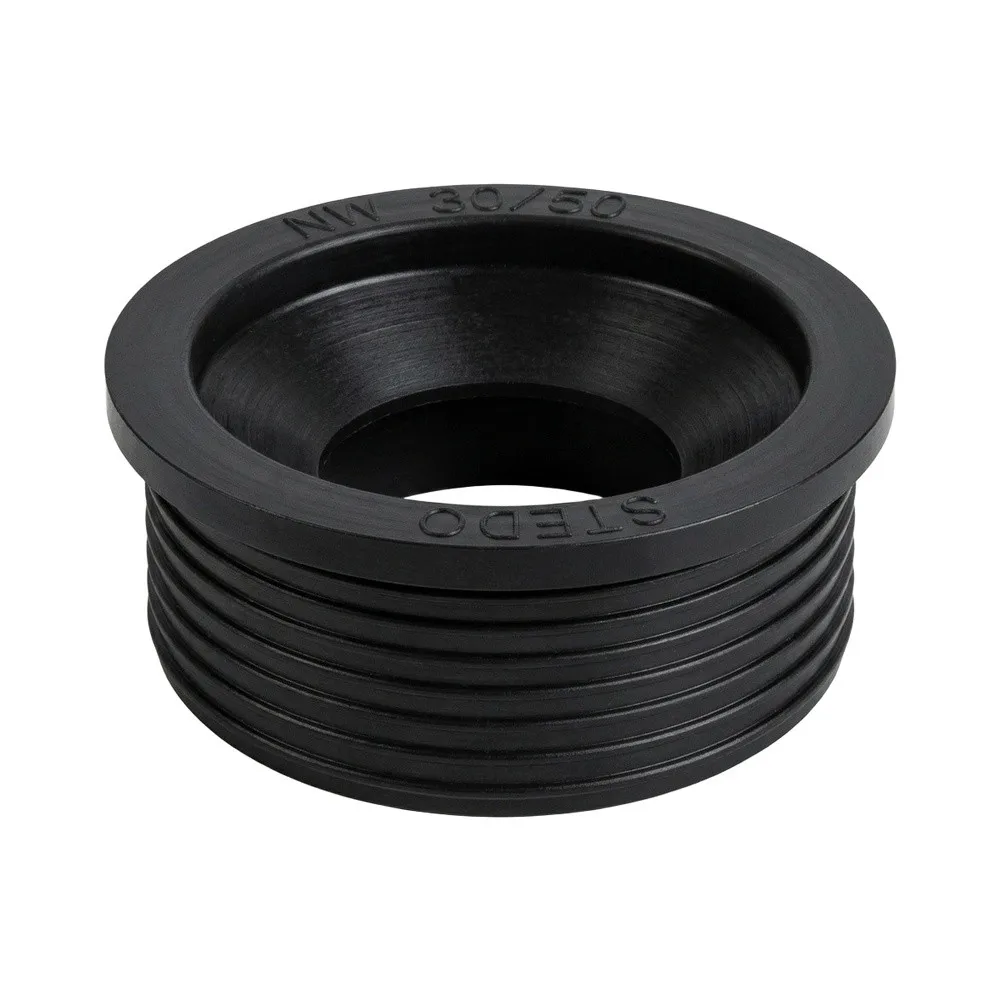 For Bathroom Sink Drain Connector Silicone Grommet ABS Odour Sealing Ring 3cm 4cm 5cm Black Drain Pipe Adapter
