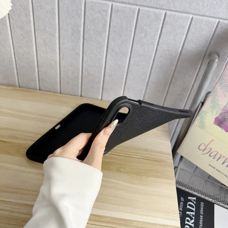 Suitable for AppleiPad11 2025NewAIR45/67Tabletmini7Invisible bracket leather-textured single case