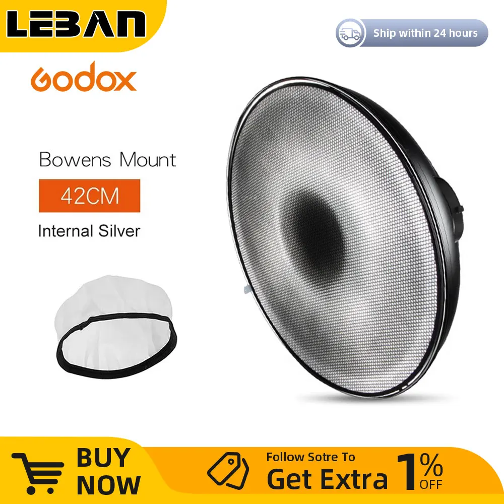 Godox Beauty Dish Silver 42cm / 16