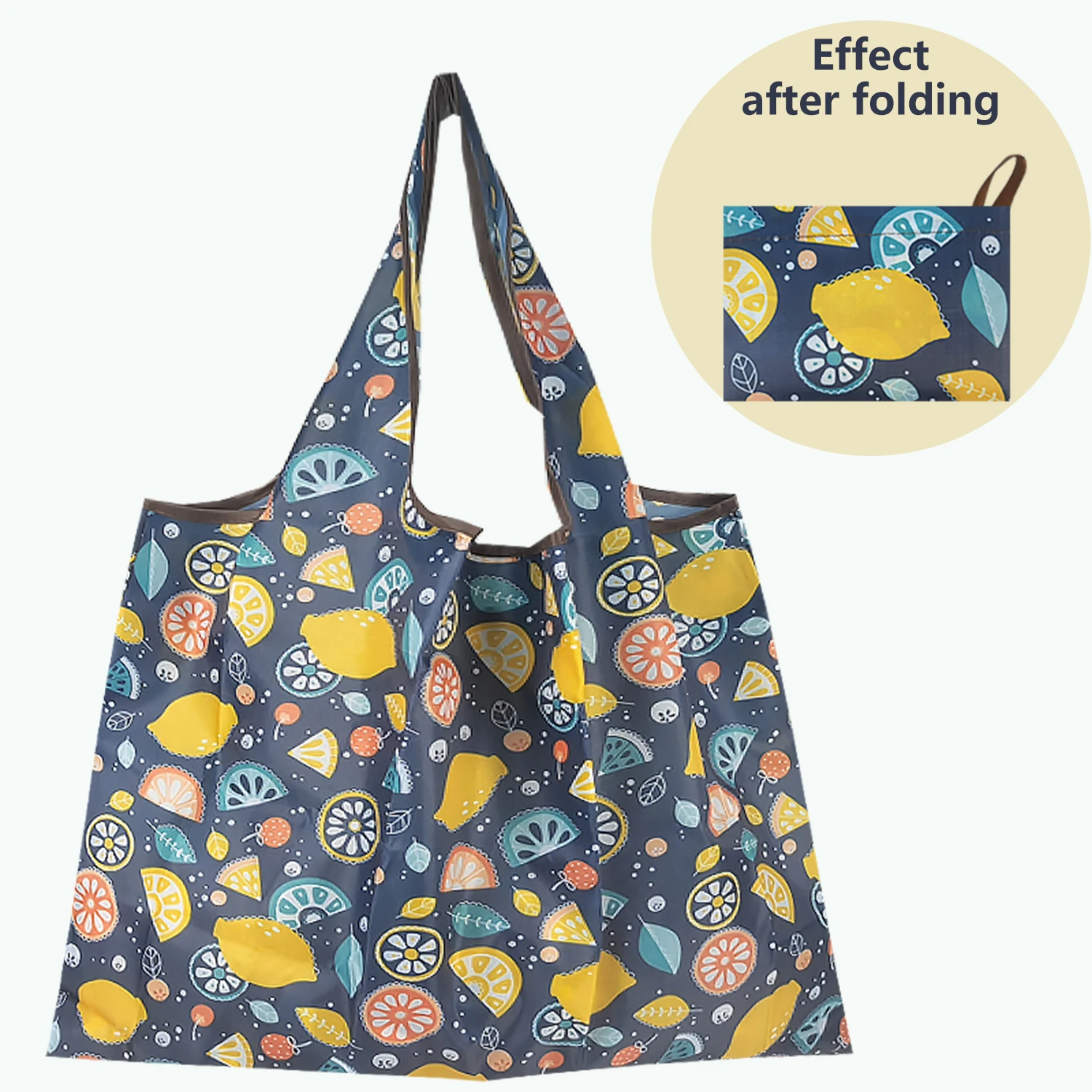 Nylon Large Reusable Storage Foldable Eco Shopping Bag Kawaii Tote Cartoon Cute Waterproof Shopkeeper Supermarket Handbags