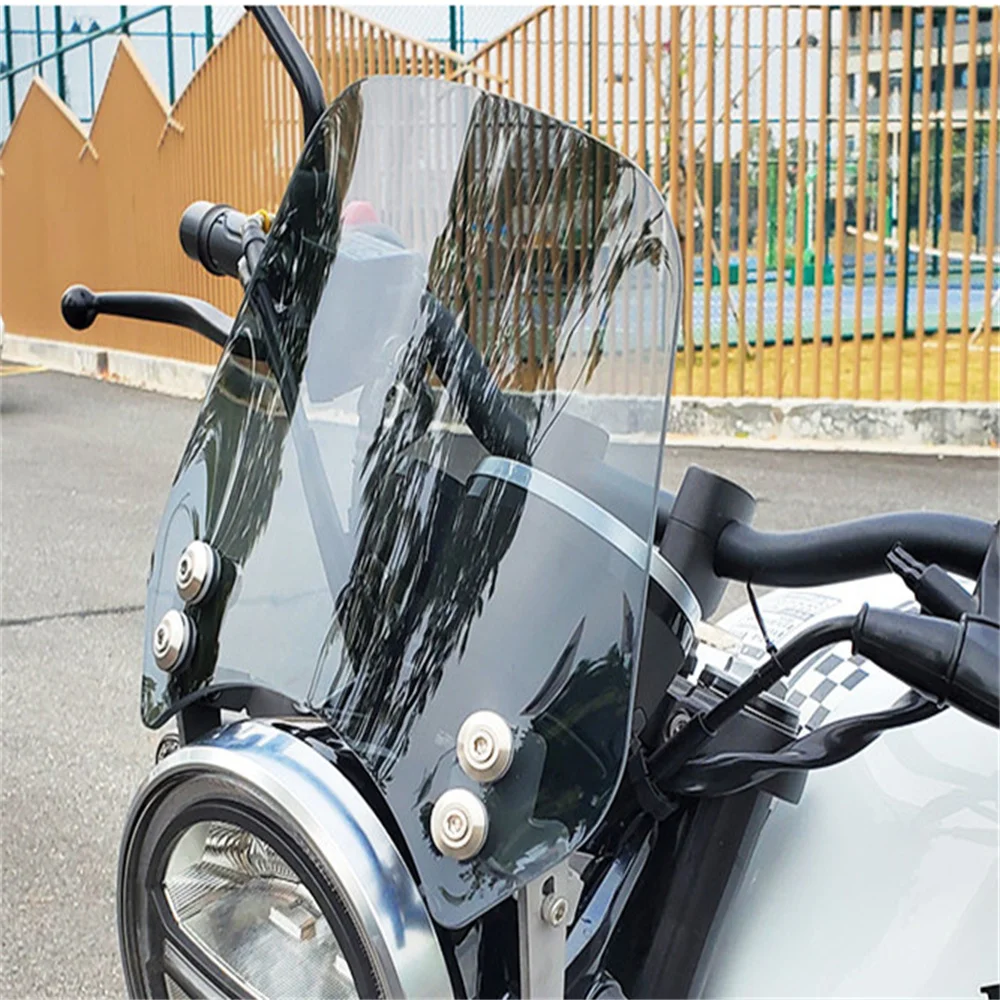 For Honda CB190SS Windshield Retro Small Windshield Motorcycle Travel Special Vehicle Special Modification HONDA CB 190SS