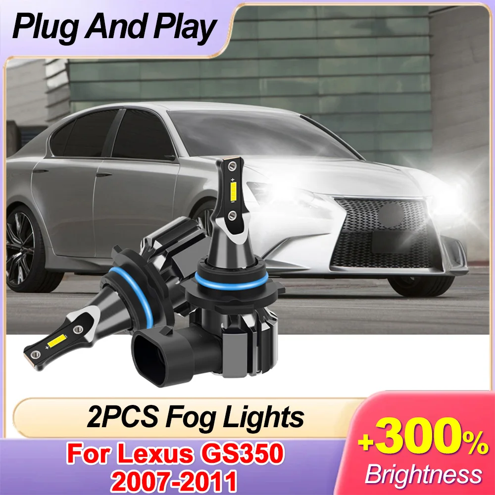 

2Pcs Fog Lights 30000LM 200W High Bright CSP 3570 Chip Car Lamps 12V Foglamp For Lexus GS350 2007 2008 2009 2010 2011