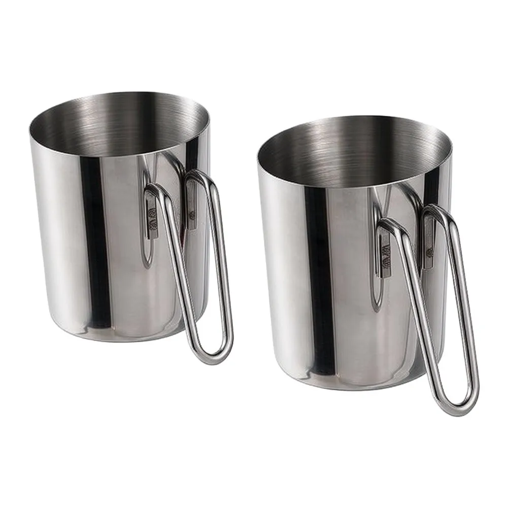 304 SS Inverted Mouthwash Cup with Hygienic Smooth and Stable Base Design for Bathroom Counter Use 12x8.7x7.7cm Size