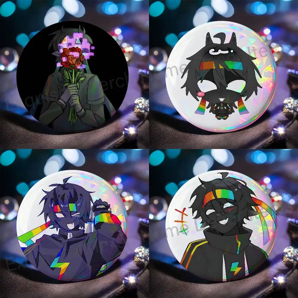 S-Spokeishere S-Spoke Game Custom Badges 75mm 44mm 25mm Brooch Backpack Hat Enamel Pins Accessories Toys Gifts