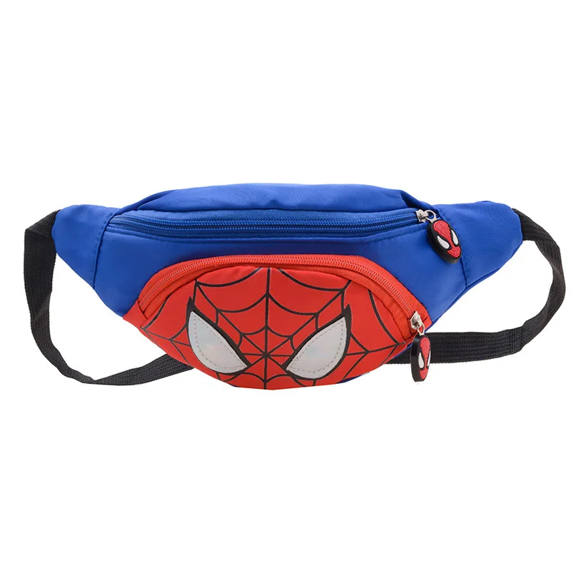 Spiderman Chest Bag Anime Spider-Man Crossbody Bag Kids Storage Pouch Cool Fashion Shoulder Bags Backpack Boy Birthday Gift