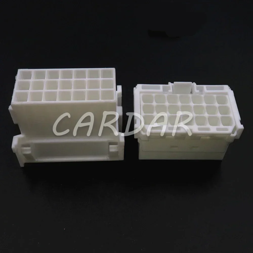 1 Set 21 Pin White Automobile Electric Wiring Connector Car Male Female Unsealed Socket 967635-1 2-967630-1 7-968975-1