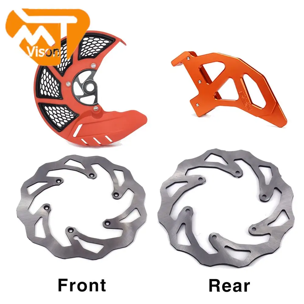 

Motorcycle Front Rear Brake Discs Guard Rotor Cover For KTM SX XC EXC 125 144 150 200 250 300 400 450 500 530 2015-2020