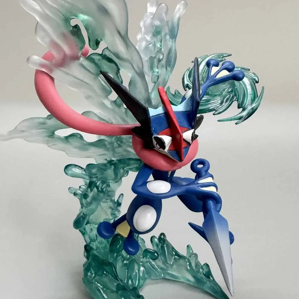 Pokémon GK Kaga Model Figure, Ninja Frog, Galeria de Arte, Pet Elf, Figura Anime, Boneca Modelo, Decoração de Mesa, Brinquedos Ornamentos, Presentes, 16cm