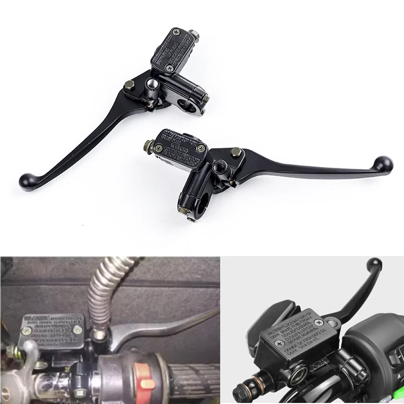 

Universal Motorcycle 7/8" 22mm Brake Lever Front Master Cylinder Hydraulic For Dirt Bike ATV Quad Moped Scooter Buggy Go Kart