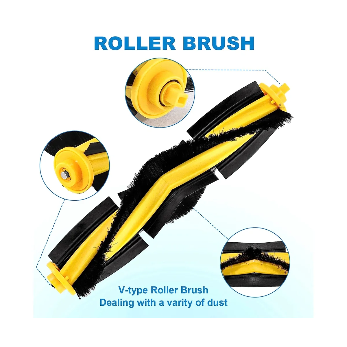 อะไหล่สำหรับ Ecovacs deebot T8 T8 aivi T8สูงสุด920 950 T5 N7 N8โปร N8 + ตัวกรองแปรงหลักด้านข้าง N8โปรพลัส