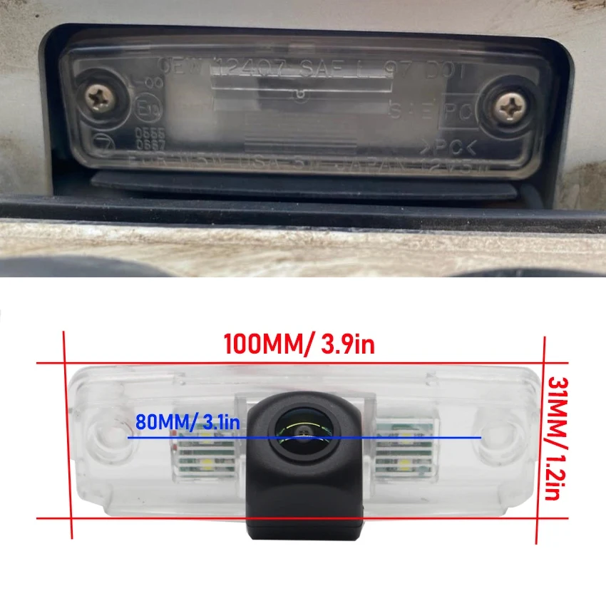 Car Rear View Reverse Back Up Parking Camera HD Night Vision For Subaru Impreza Tribeca Forester Outback Legacy V Touring B4