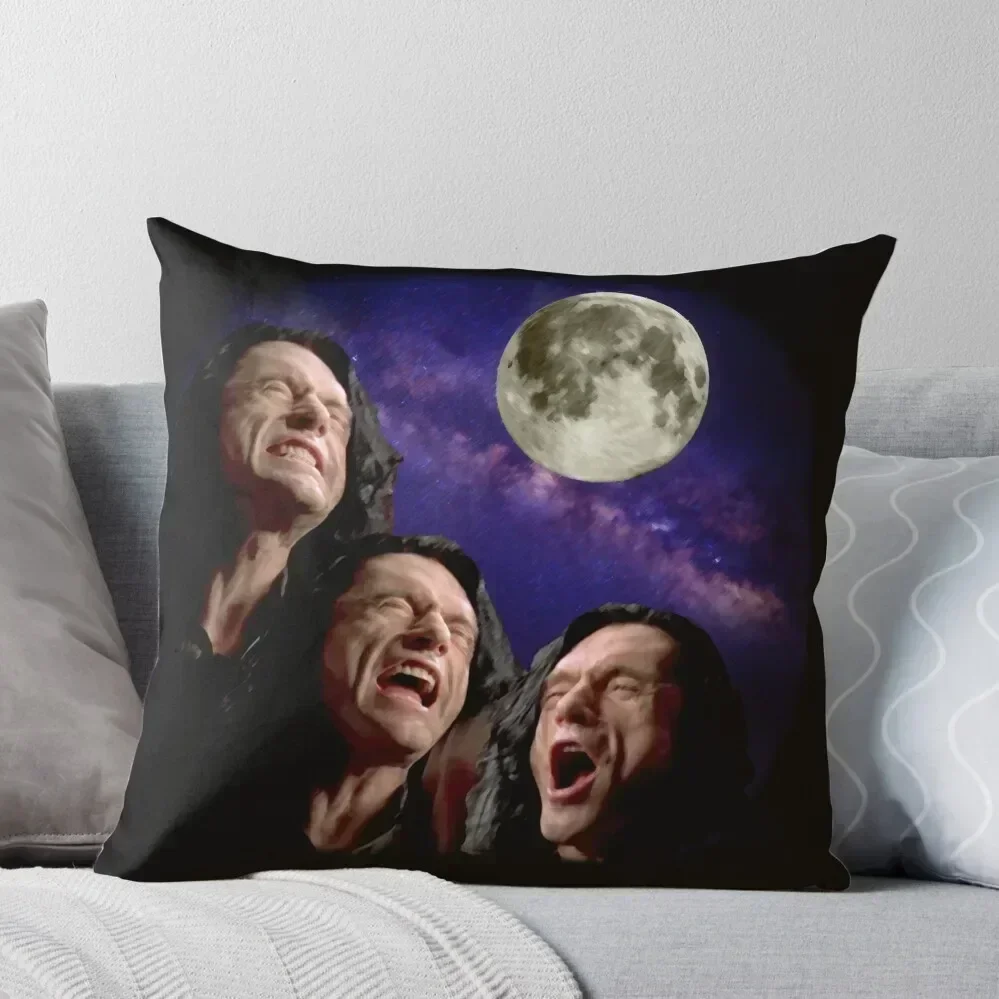 Three Wiseau Moon Throw Pillow Decorative Cushions Cushions bed pillows Custom Cushion Photo pillow