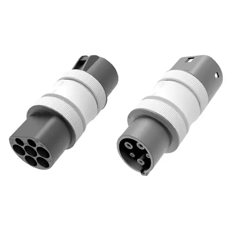 타입 1 J1772에서 GB/T EV 어댑터로, 타입 2에서 GBT EVSE 충전기로, 타입1에서 GBT EV 어댑터로, 새로운 전기차 충전 커넥터