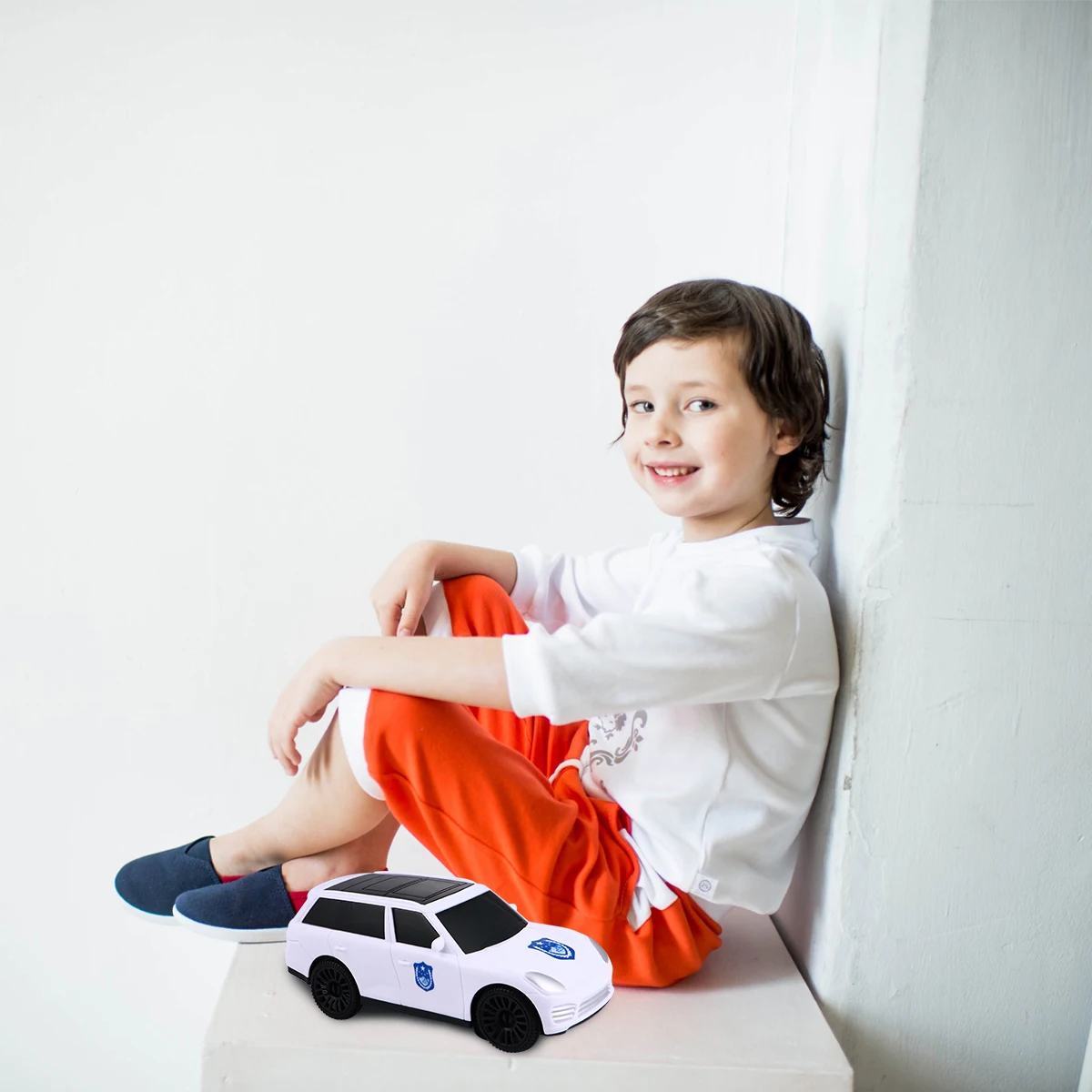 

Toy Electric Police Car Educational Music Mini Plastic Vehicle Model Kids Child