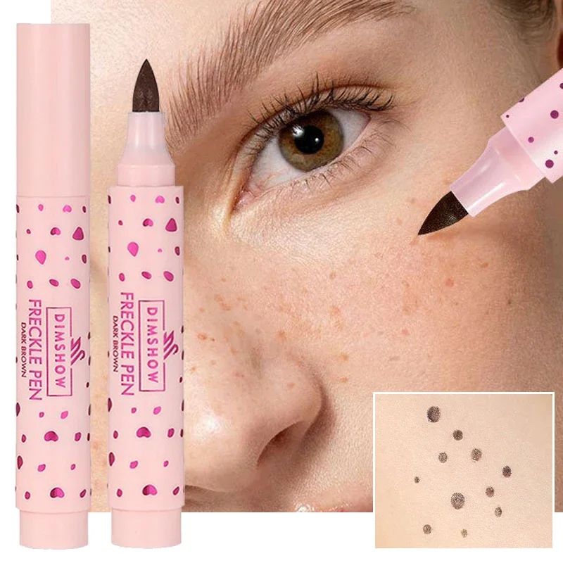 1/2pcs Waterproof Natural Face Freckles Pen Long Lasting Liquid Lifelike Fake Freckle Spot Pen Sunkissed Freckle Dot Pen Make Up