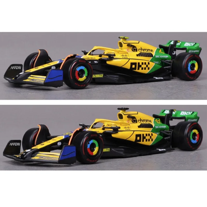 Bburago 1:43 2024 F1 Mercedes-AMG W15 #44 Hamilton Mclaren MCL38 MCL60 Monaco GP #4 Norris #81 Piastri Formula Car Model Gifts