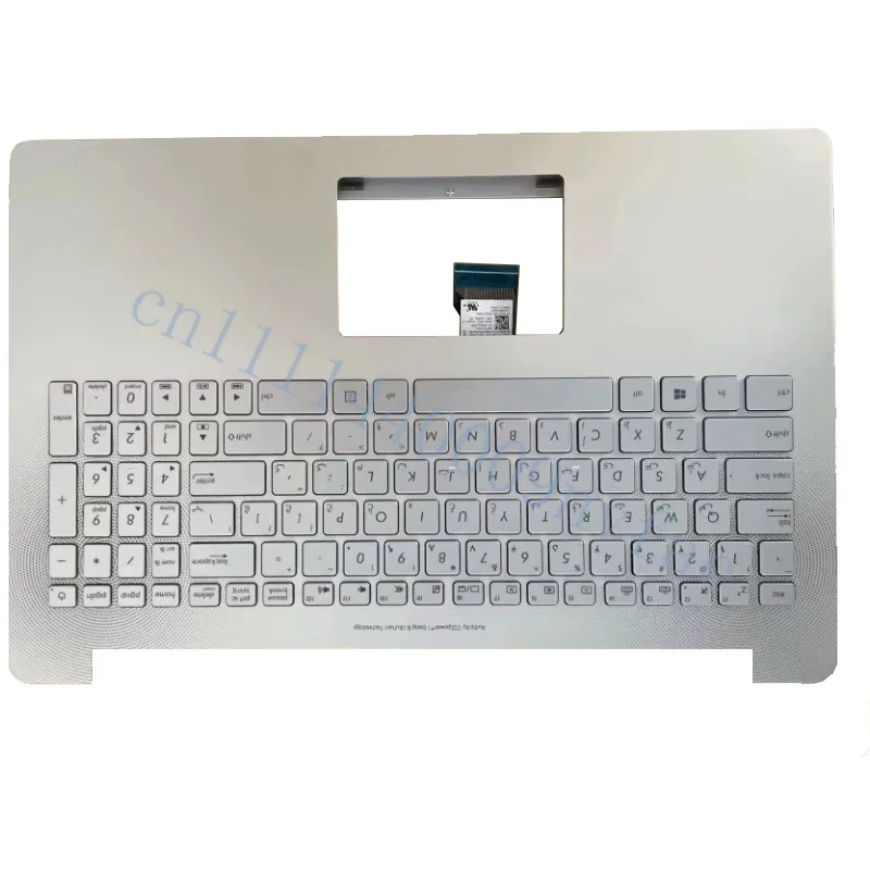 New for Asus N501 N501VW UX501V UX501VW G501V silver C-shell silver keycaps with backlight bilingual in Persian and English 0.8