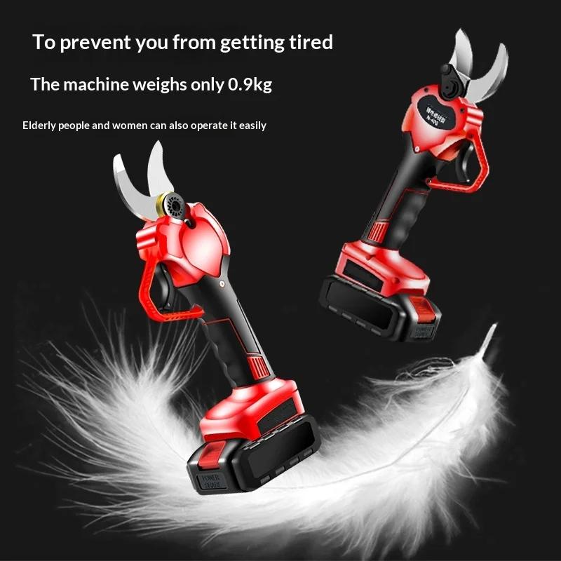 

Lithium Battery Pruning Shears Handheld Garden Thick Branch Fruit Tree Electric Shears Tesoura De Poda A Bateria Tijeras Podar