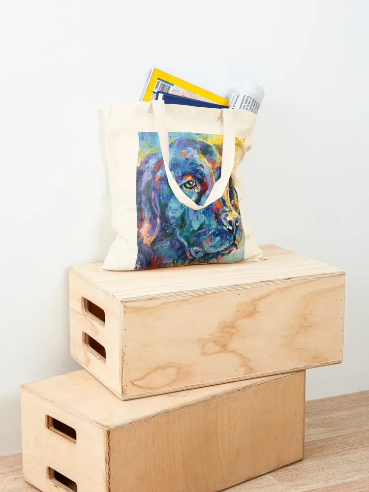 Black Labrador Tote Bag Big bag Shopper bag cute tote Women's bags