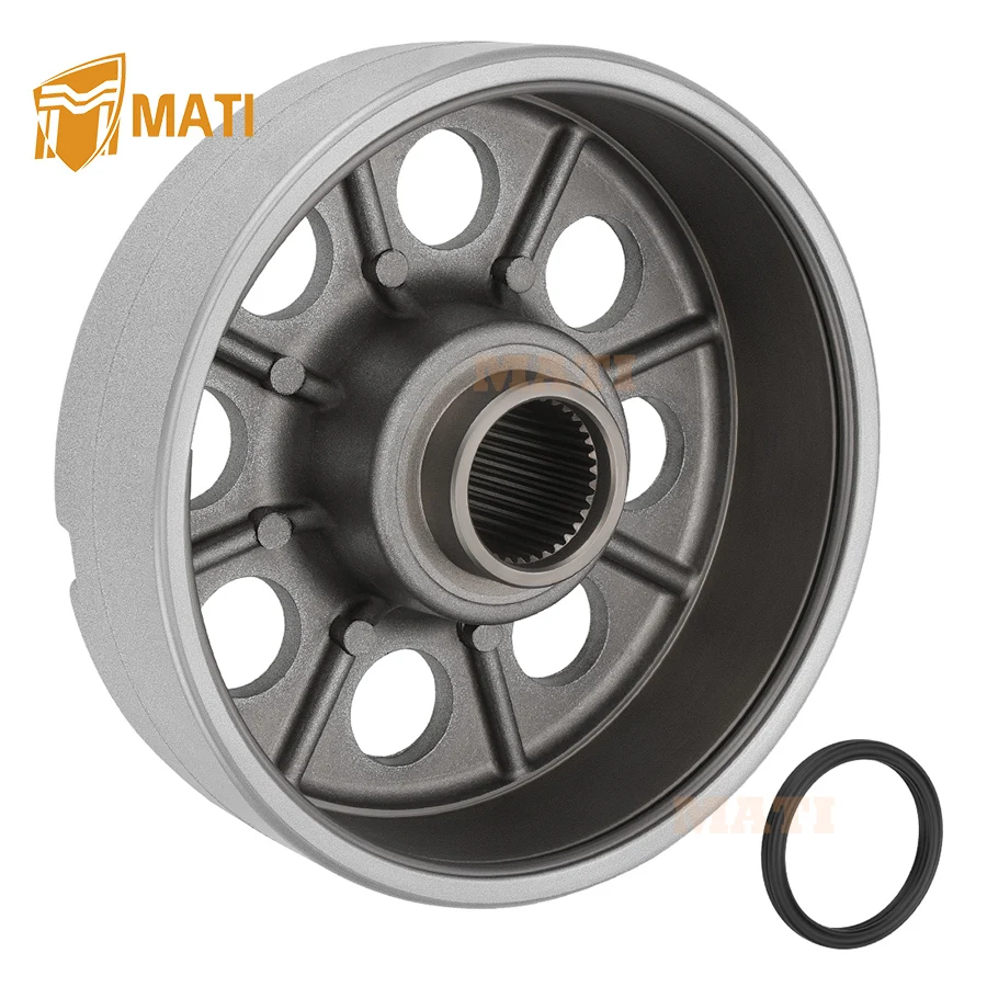 M MATI Rear Brake Drum Hub for Honda Fourtrax 300 TRX300 TRX300FW 2x4/4x4 1988-2000 42620-HC4-670 91351-HB3-004