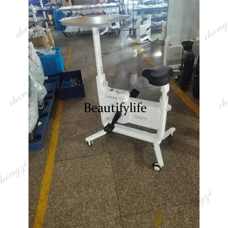 Spinning bicycle household magnetic control silent exercise bike home office exercise weight loss small folding bicycle