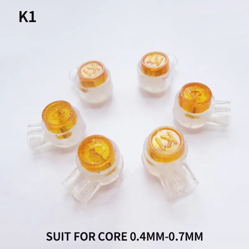 Rj45 موصل K1 K2 K3 K4 تجعيد محطات مقاوم للماء الأسلاك إيثرنت كابل الهاتف الحبل محطة UY شبكة كابل بعقب مشترك