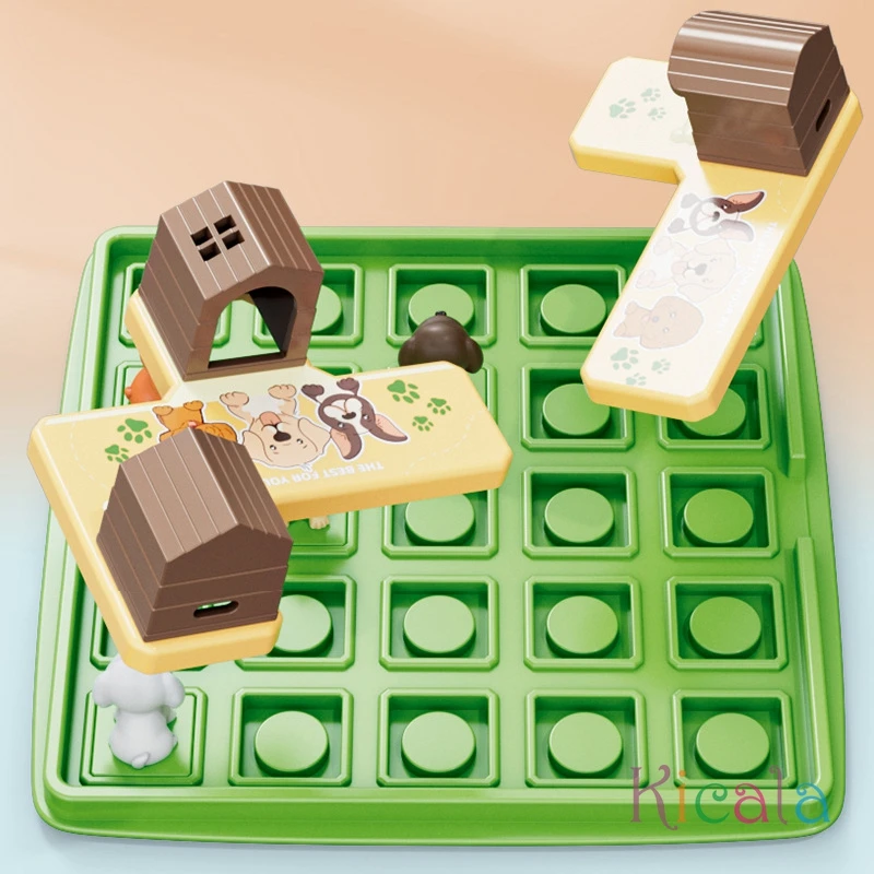 Juego de mesa de escondite con rompecabezas, juguetes educativos de construcción, rompecabezas de pensamiento lógico interactivo para padres e hijos