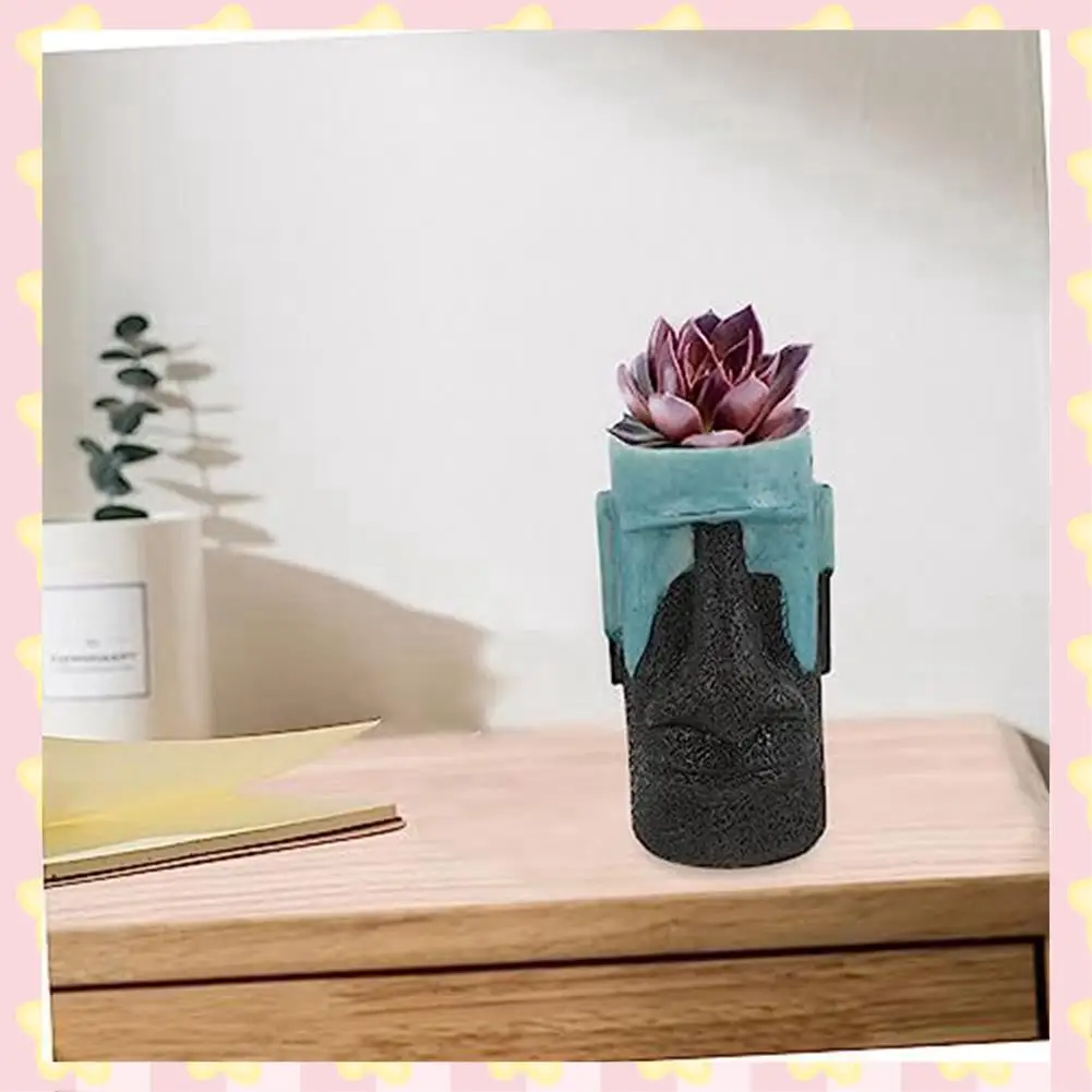 

AB51 Plant Pot Flowerpot Resin Crafts Easter Statue Pastoral Statue Decoration Resin Bonsai Pot