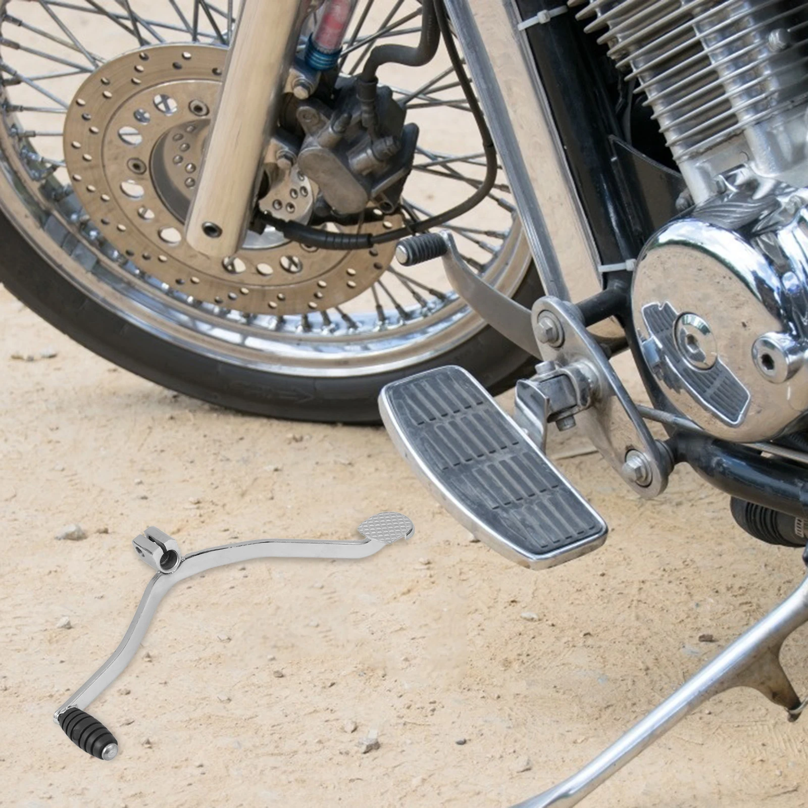 

Durable Iron Foot Control Pedal Precise Transmission Adjustment Long Lasting Wear Resistant Simple Installation Motorbike For