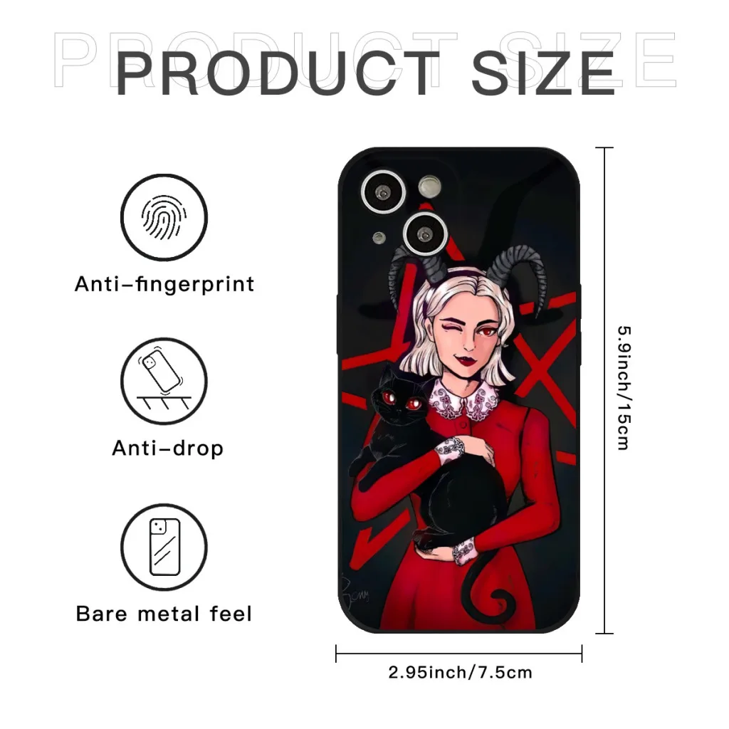 Sabrinas The Little Penyihir Spellman casing ponsel untuk iPhone 15 Pro Max Plus penutup silikon lembut