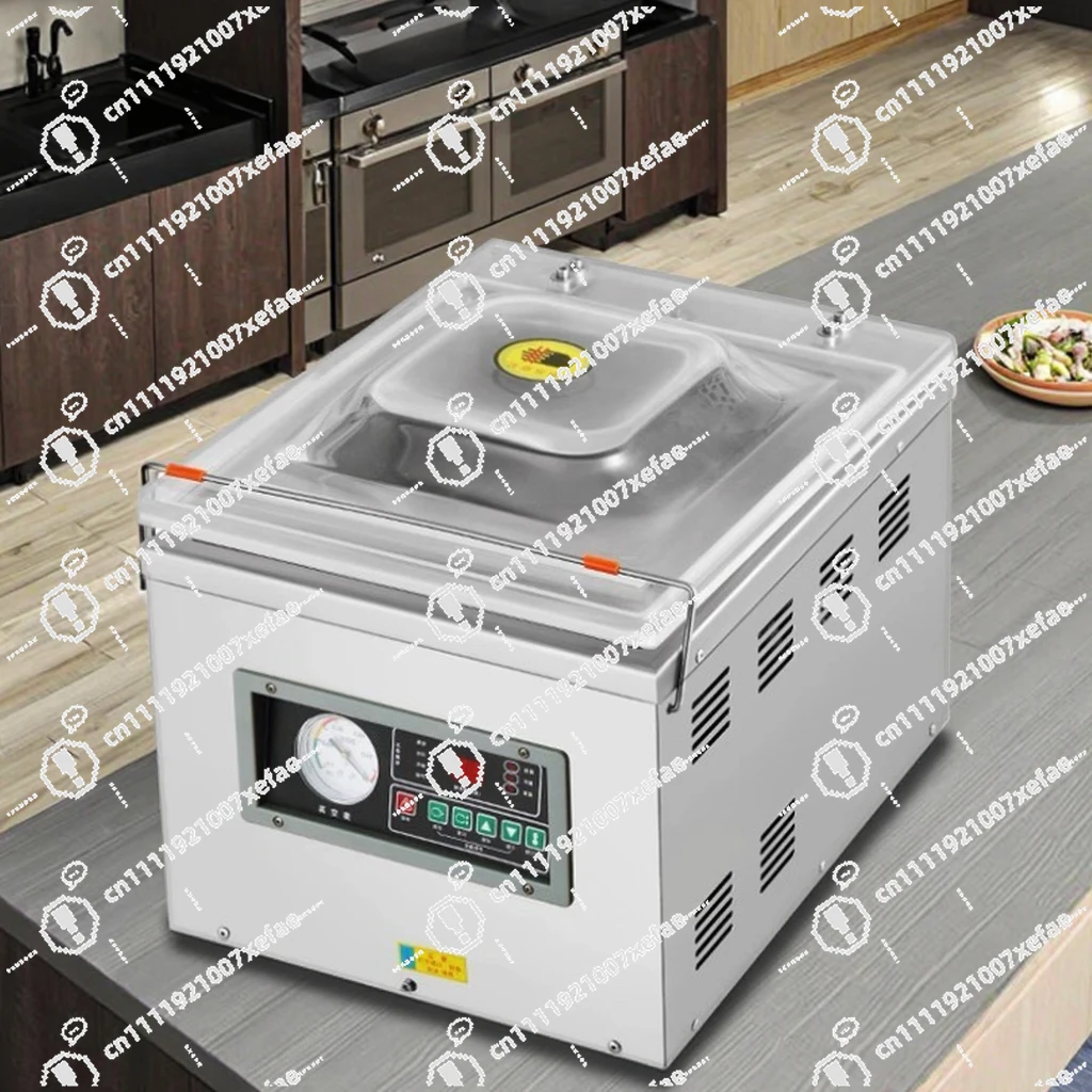 

Commercial desktop automatic vacuum sealing machine dual-purpose dry and wet food electric 220V easy-to-operate packaging