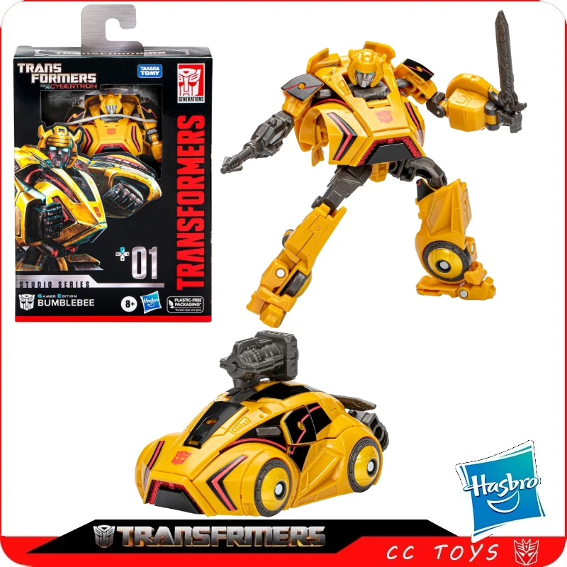 

In Stock Hasbro Transformers Toy Studio Series SS-GE 01 Bumblebee Models Anime Movie Toys Robots Action Figures Gifts Hobbies